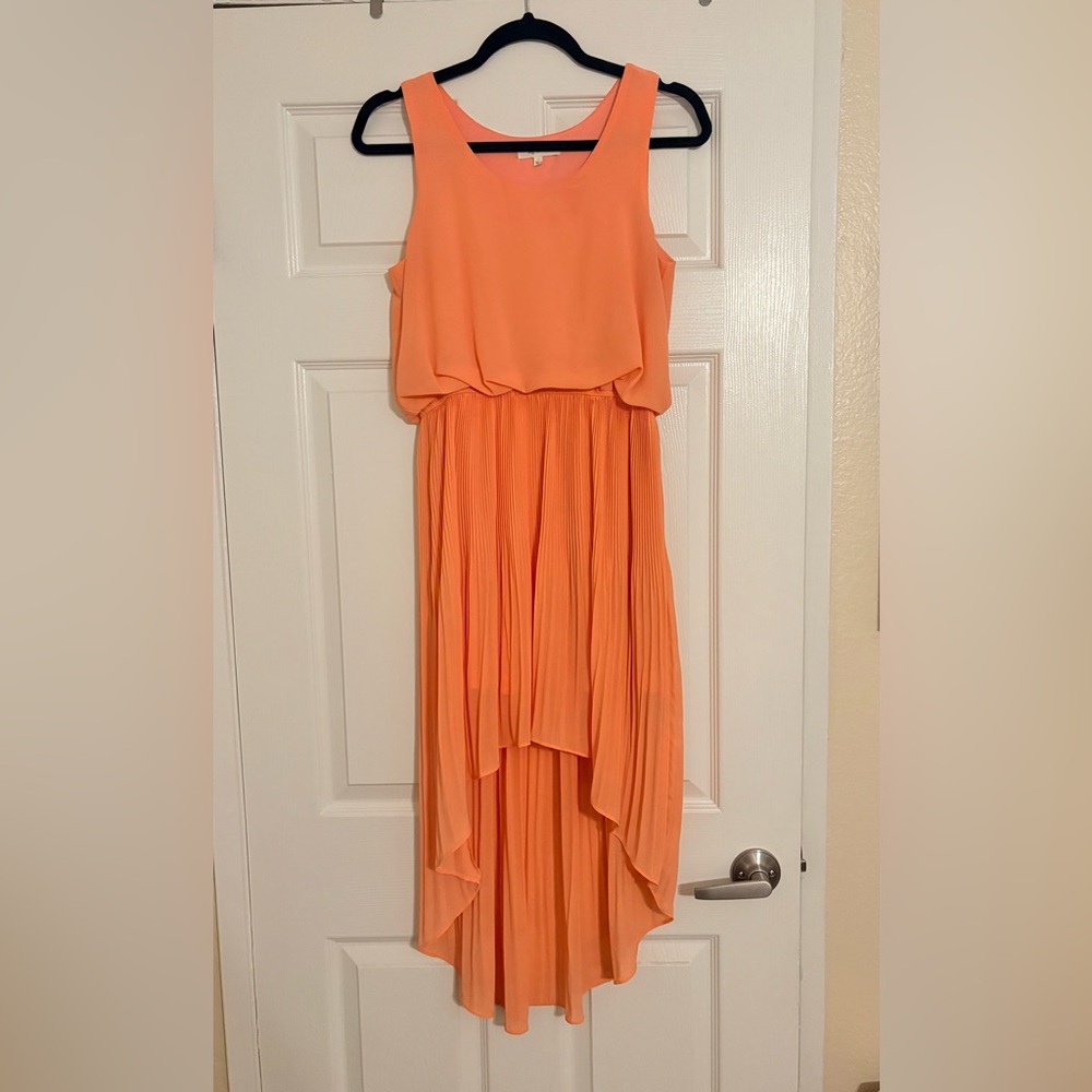 Kacey Montoya’s Closet | Lush High-Low Pleated Dress